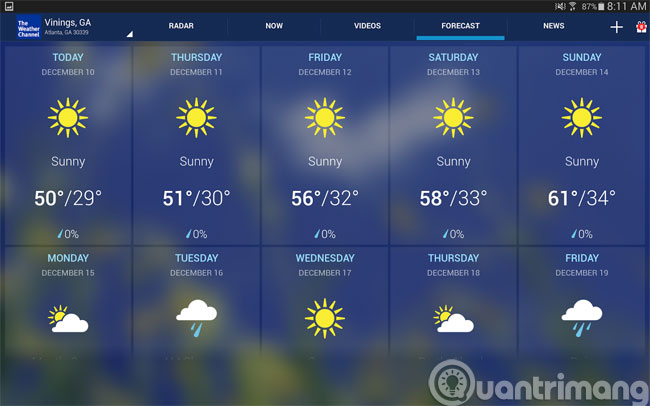 5 cool weather apps for smartphones Picture 4