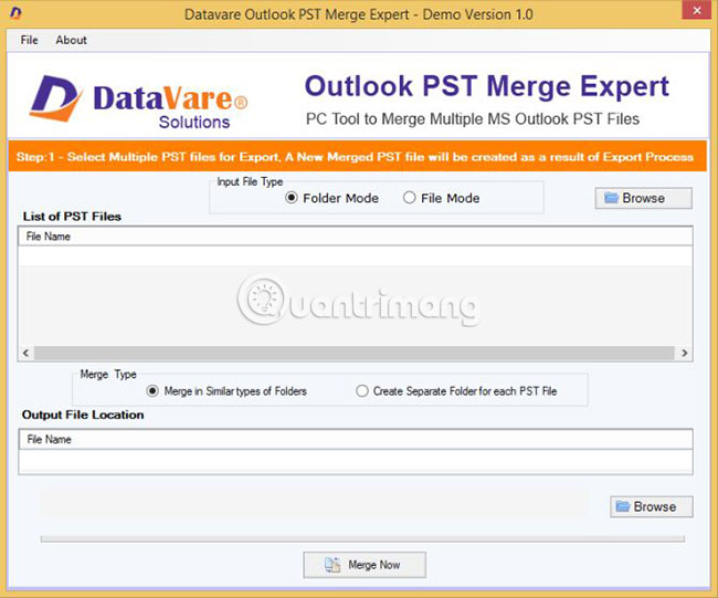 5 methods of merging PST files of Microsoft Outlook Picture 4