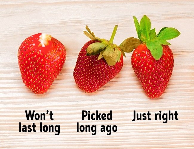 5 signs of delicious fresh strawberries