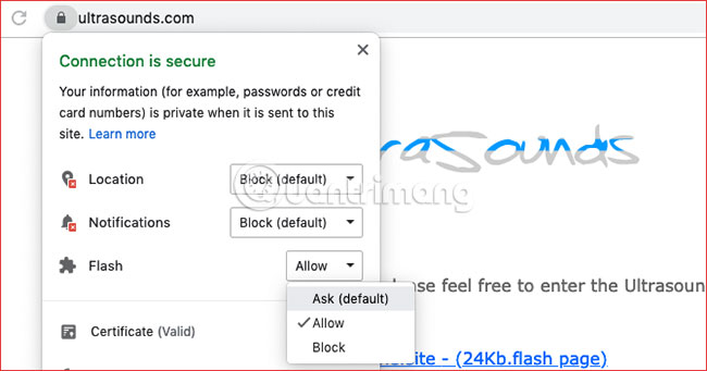 5 simple steps to activate Flash in Chrome Picture 3