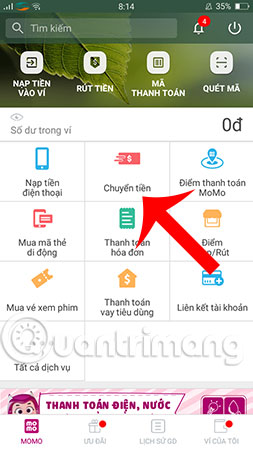5 simple ways to recharge your wallet Momo Picture 8