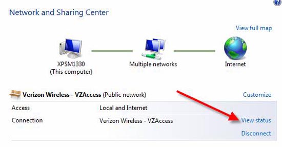 limited connectivity windows vista