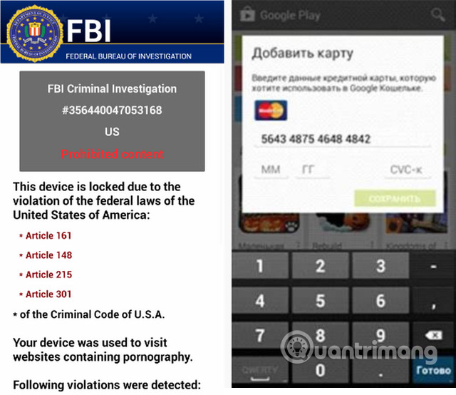 5 types of malware on Android Picture 1