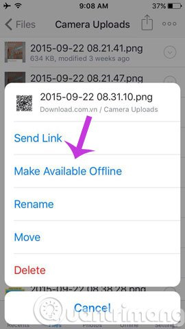 5 useful features of Dropbox on iOS and Android Picture 12