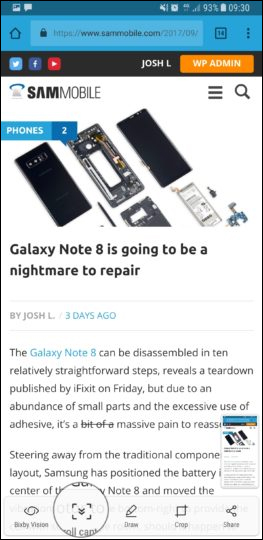 5 ways to take screenshots on Galaxy Note 8 Picture 6