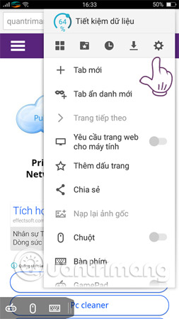5 web browsers support Dark Mode / Night Mode for Android phones Picture 10