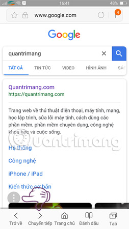 5 web browsers support Dark Mode / Night Mode for Android phones Picture 13