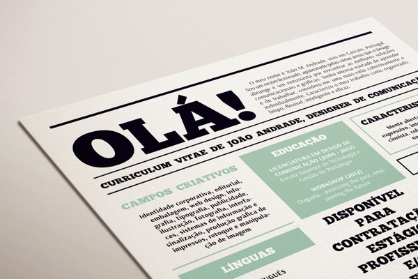 50 beautiful CV templates, personality to help you score with employers Picture 10