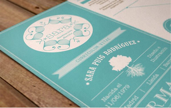 50 beautiful CV templates, personality to help you score with employers Picture 35