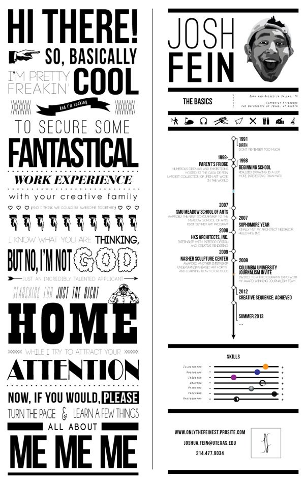 50 beautiful CV templates, personality to help you score with employers Picture 54