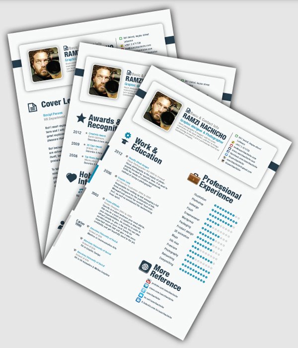 50 beautiful CV templates, personality to help you score with employers Picture 64