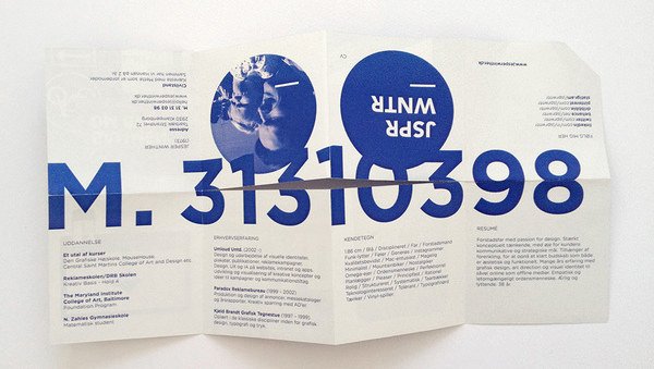 50 beautiful CV templates, personality to help you score with employers Picture 75