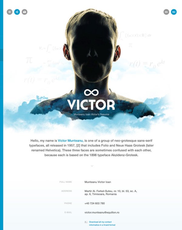 50 beautiful CV templates, personality to help you score with employers Picture 77