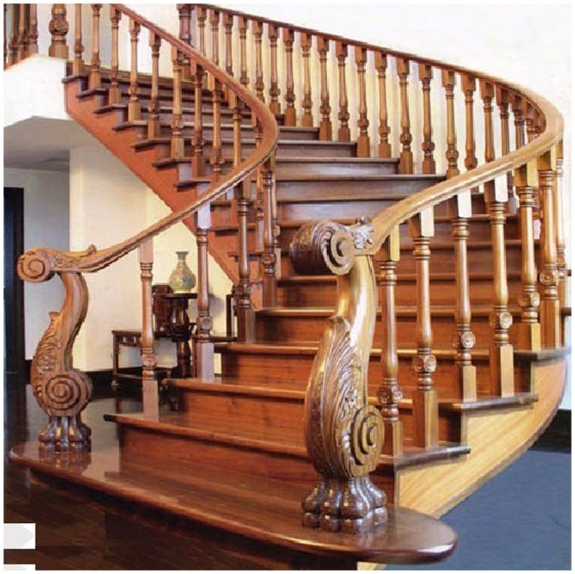 50+ Best looking wooden staircase patterns for your home Picture 22