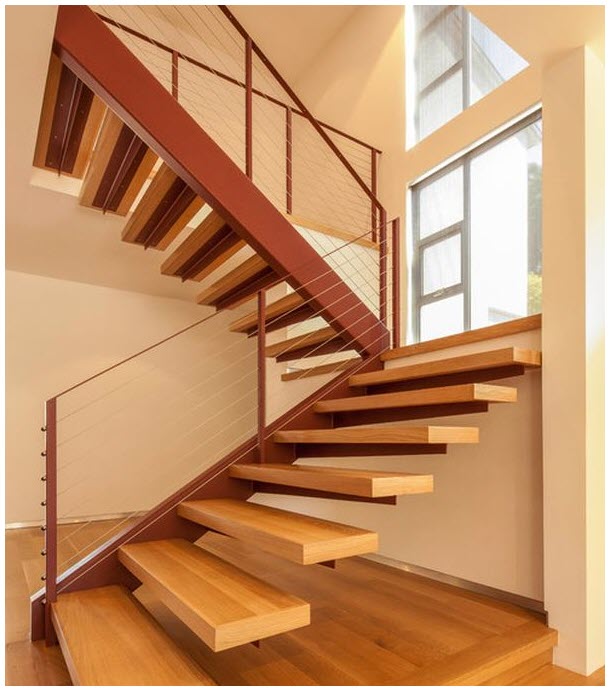 50+ Best looking wooden staircase patterns for your home Picture 35