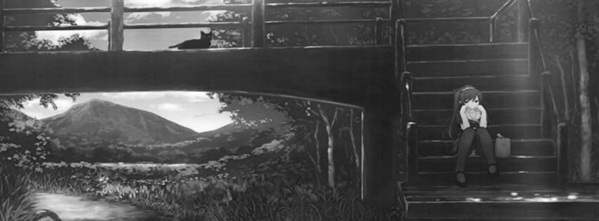 50+ Black Facebook cover photos for people in a sad mood Picture 47