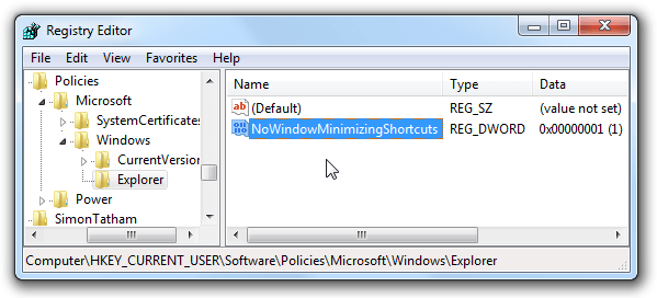 50 Registry tricks to help you become a true Windows 7 / Vista 'hacker' (Part 2) Picture 5