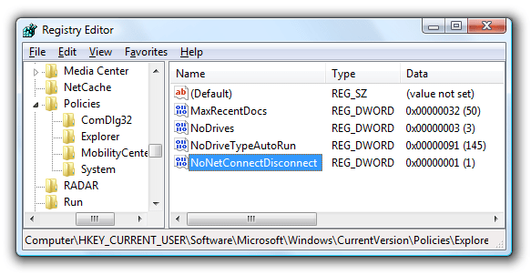 50 Registry tricks to help you become a true Windows 7 / Vista 'hacker' (Part 5) Picture 22