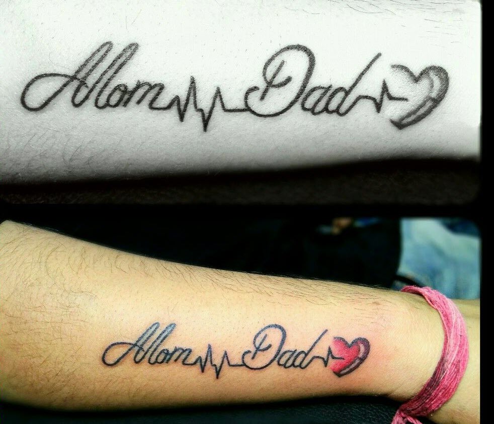 50+ The best and most meaningful parent tattoos Picture 20
