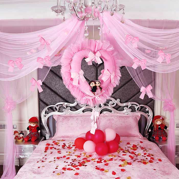 50+ Very beautiful wedding room decor templates Picture 56