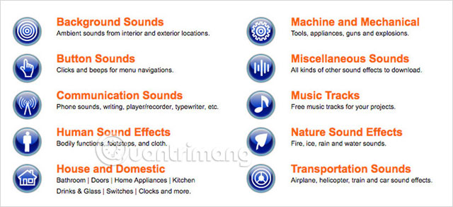 50+ websites download the best free sound effects Picture 6