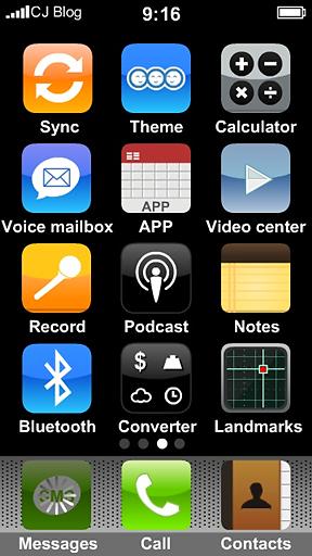 5800 XpressMusic runs iPhone interface Picture 10
