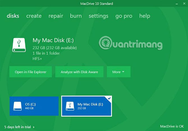 6 methods to read Mac drives in Windows Picture 1