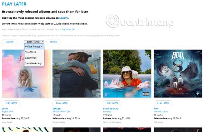 6 pages to discover new music and find playlists for Spotify Picture 4