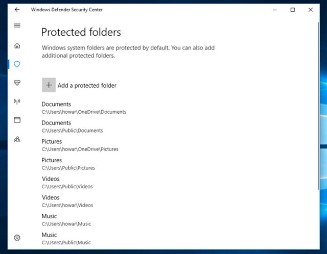 6 remarkable security features on Windows 10 Fall Creators Update Picture 6