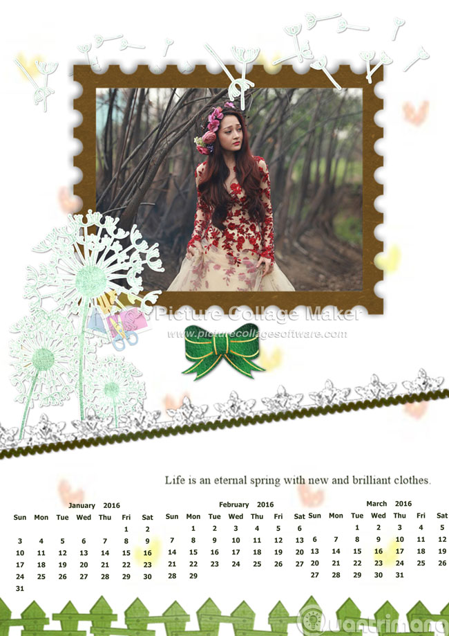 6 simple steps to make a unique calendar for the new year Picture 13