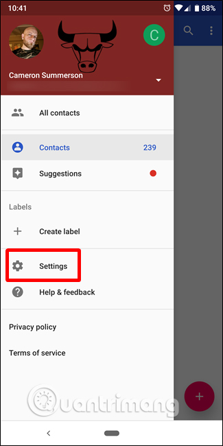 6 simple ways to backup phone numbers in Android phone contacts Picture 15