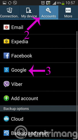 6 simple ways to backup phone numbers in Android phone contacts Picture 9