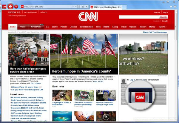 6 things 'love and hate' of Internet Explorer 9 Picture 2