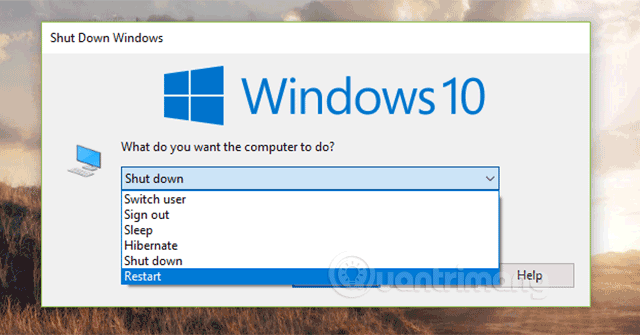 6 ways to restart your Windows computer from simple to 'Pro' Picture 1