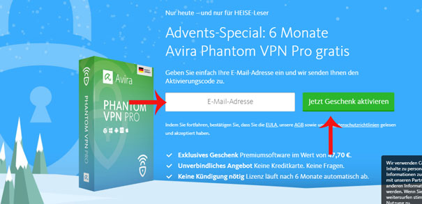 6 Month Offers For Avira Phantom Vpn Pro Multi Platform Cost 54 Free