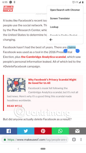 7 apps make it easier to select text when copying on Android Picture 13