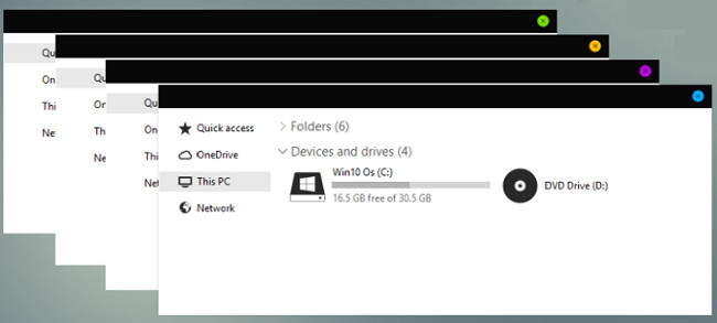 7 great bright color themes for windows 10 you should not miss this summer Picture 6