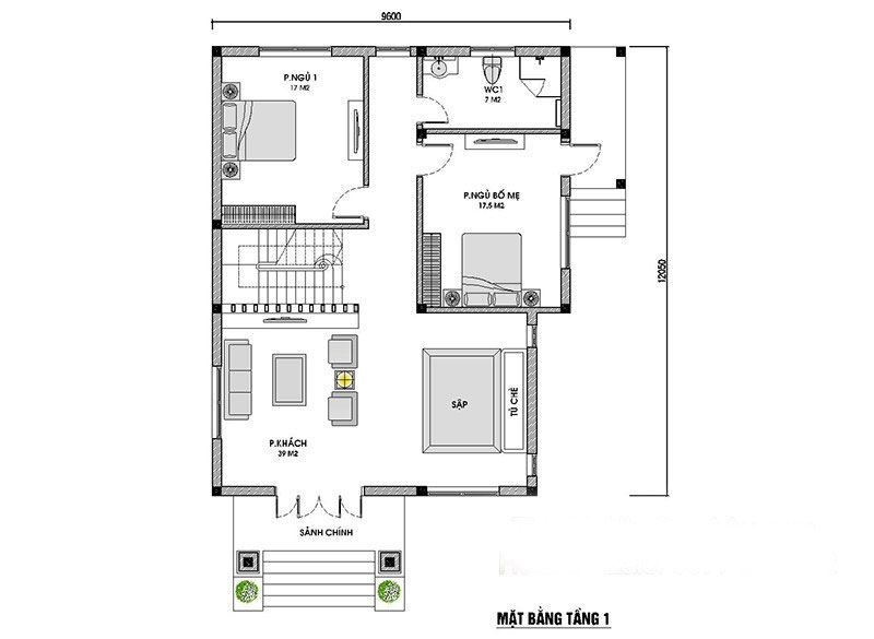 7 models of 2-storey villas with nice and modern roofs, with drawings Picture 25