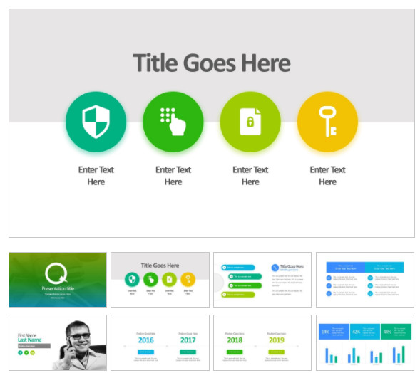7 pages of PowerPoint slide templates help your presentations 'sublimate' Picture 4