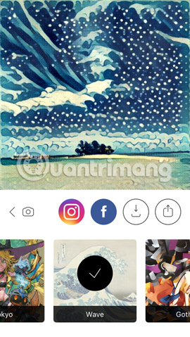 7 tricks Prisma to turn a photo of artistic nature Picture 7