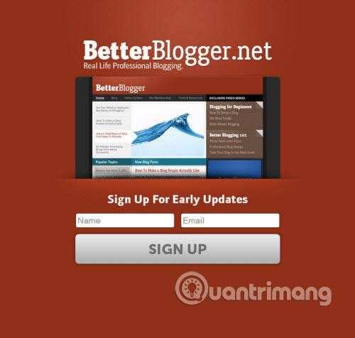 7 types of 'Coming soon' page designs for professional web designers Picture 15