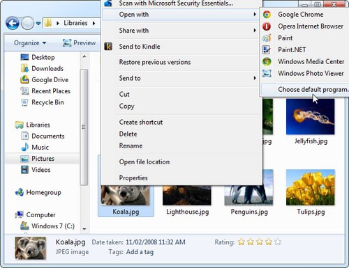 7 ways to change default applications in Windows Picture 3