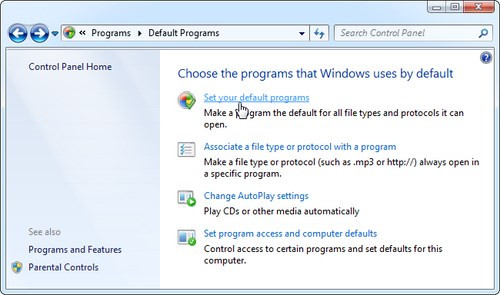 7 ways to change default applications in Windows Picture 8