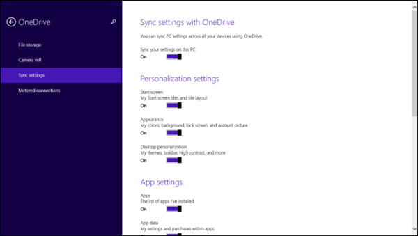7 ways to customize Desktop available in PC Settings on Windows 8.1 Picture 4