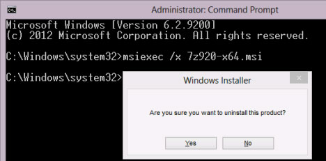 Picture 6 of 7 ways to remove software and applications on Windows 8 / Windows 8.1