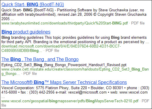 8 advanced search tips with Bing Picture 4