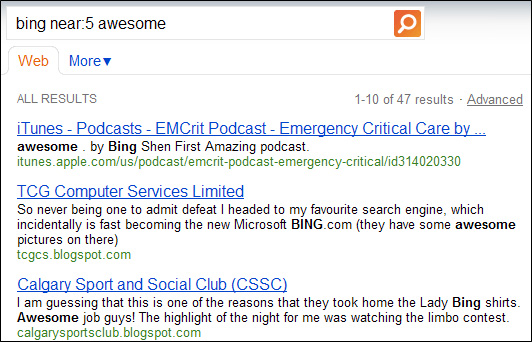 8 advanced search tips with Bing Picture 7