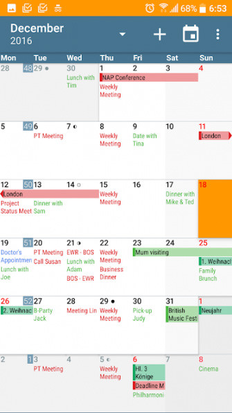 8 best free calendar apps for Android - TipsMake.com