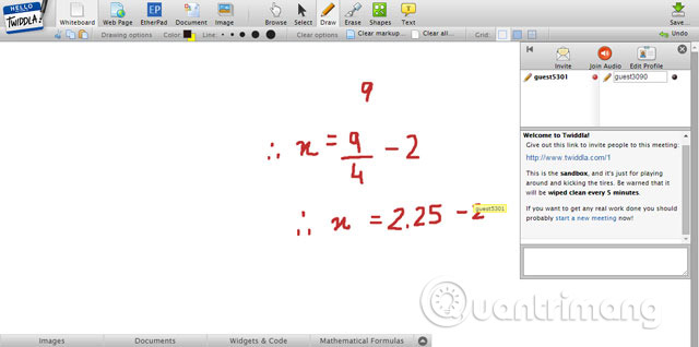Picture 4 of 8 collaboration tools need not register, use immediately after 10 seconds