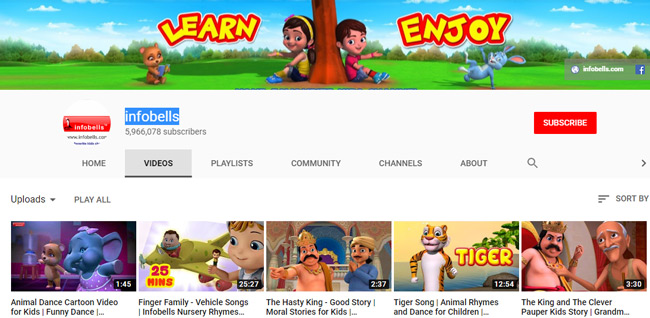 8 great children's channels on YouTube help children play and sing, learn English happily Picture 6